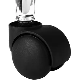 CASARIA Rollhocker weiß/silber