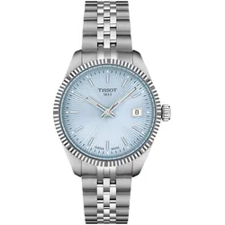 Tissot T156.210.11.351.00 Damenuhr Quarz Ballade 34 mm Stahl/Hellblau
