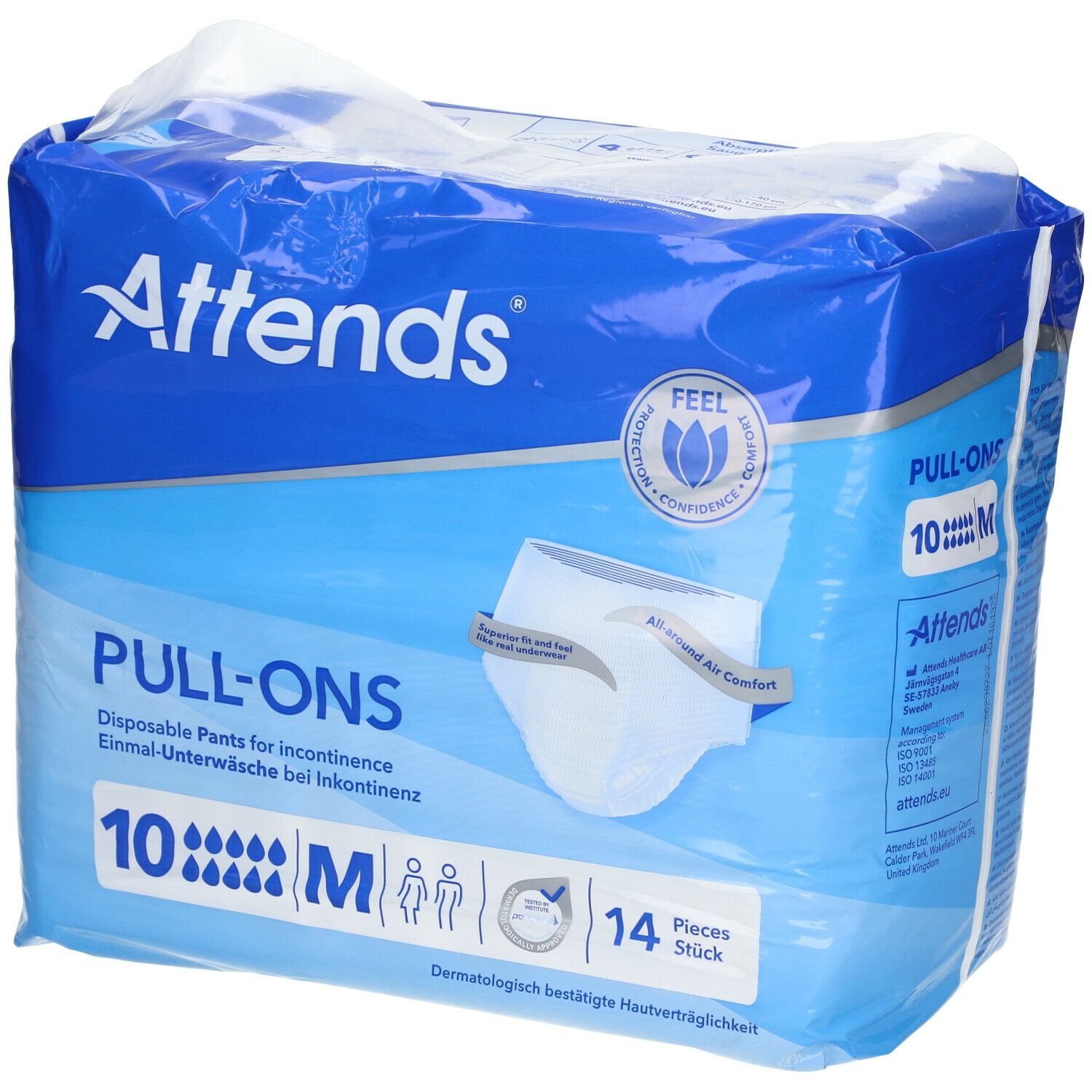 Attends® Pull-Ons 10 Medium 14 pc(s) Slips pour l'incontinence