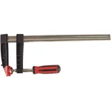 CONNEX Schraubzwinge, Spannweite: 120 - 400 mm, Kunststoff/Temperguss - schwarz