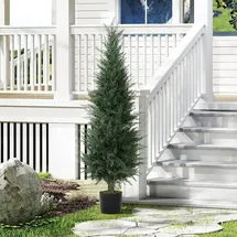 Homcom Künstliche Zypresse Groß 120 cm UV-beständig