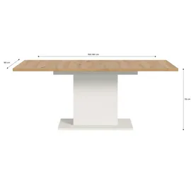 xonox.home Motion 150-190 x 76 x 90 cm Eiche braun