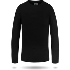 normani Outdoor Sports Normani, Kinder Merino Langarm Broome Schwarz, 110/116