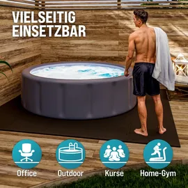monzana MONZANA® 36x Bodenschutzmatten Fitness & Pool mit Randstücken 30 x 30 cm 3 qm Rutschfest EVA-Schaumstoff Puzzlematte Trainingsmatten Fitnessgeräte