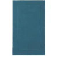 Aquanova Badteppich London 70 x 120 cm Baumwolle Blau Ocean