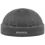 Stetson Schirmmütze Herren Docker Cap mit UV-Schutz Vintage-Look schwarz 61/XL