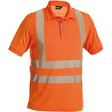 DASSY Brandon Warn UV-Poloshirt neonorange XL