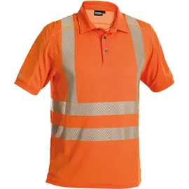 DASSY Brandon Warn UV-Poloshirt neonorange XL