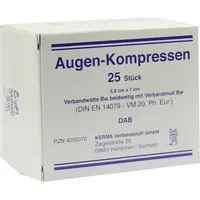 KERMA Verbandstoff GmbH Augenkompressen 5,8 x 7 cm unsteril