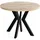 WFL GROUP Runder Esstisch 90 x 77 x 90 cm braun