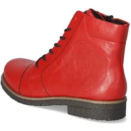 Rieker Damen Stiefelette 73504-33 rot Gr. 42