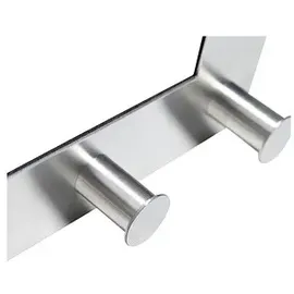 kompatible Ware Garderobenhaken Türgarderobe 6 Haken Silber