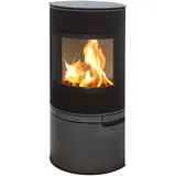 Thermia Kaminofen Elipso schwarz Holzofen Design-Kaminofen Schwedenofen 7KW