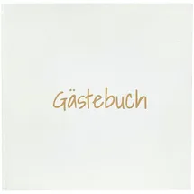 GUESS Gästebuch Hardcover elfenbein, 80 Seiten