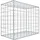 Gabiona Gabione 100 x 80 x 50 cm
