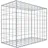 Gabiona Gabione 100 x 80 x 50 cm