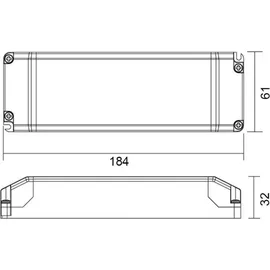 potermic Deko-Light Netzgerät CV 12V 12-50W, IP20, dimmbar Schwarz
