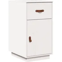vidaXL Schreibtisch-Schrank Weiß 40x50x75 cm Massivholz Kiefer