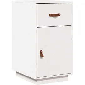 vidaXL Schreibtisch-Schrank Weiß 40x50x75 cm Massivholz Kiefer