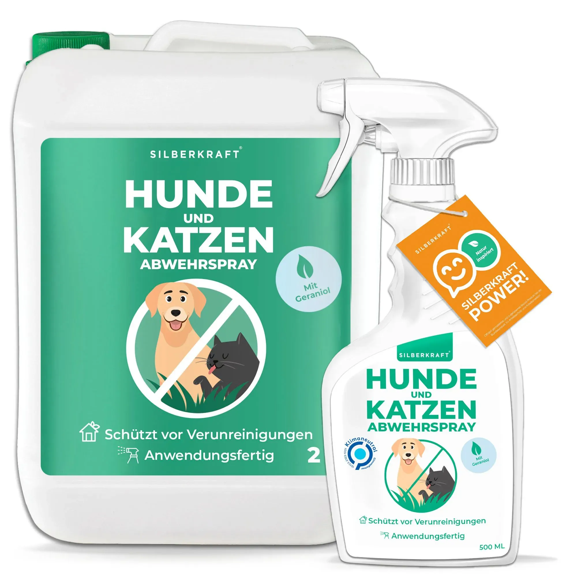 Silberkraft Hunde & Katzenabwehrspray Spray 2,5 l