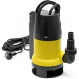 Wiltec Schmutzwasserpumpe 8000 l/h 400 W, max. Förderhöhe 5 m, Fremdkörper bis Ø 35 mm