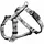 Trixie Silver Reflect Geschirr Hund M–L schwarz/silbergrau