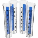 4 Teiliges Regenmesser Regenmesserrohr Genaue Wassermessung