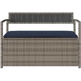 vidaXL Gartenbank 54 x 74 x 54 cm Grau
