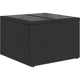 vidaXL 9-teiliges Gartensofa-Set mit Kissen schwarz