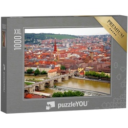puzzleYOU Puzzle Puzzle 1000 Teile XXL „Blick auf Würzburg von der Festung Marienberg“, 1000 Puzzleteile, puzzleYOU-Kollektionen Franken