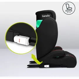 lionelo Hugo i-Size Black Red