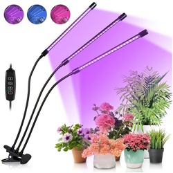 Gimisgu Pflanzenlampe Voll Spektrum 60 LEDS Verstellbarer Schwanenhals mit Schreibtischclip, Grow Light mit 3 Licht Modus, 10 Helligkeitsstufen