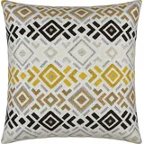 Erwin Müller Kissenhülle York Boho Chenille Curry Größe 40x40 cm