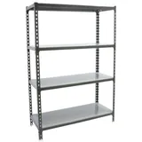 Proregal Schwerlastregal Mid Metal Shark HxBxT 150 x 100 x 50 cm Fachlast 180 kg Anthrazit-Verzinkt