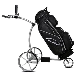 Tour Made RT-650S Elektro Golftrolley Rahmen silber