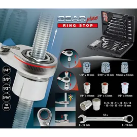 KS Tools GEARplus RINGSTOP-Ratschenringmaulschlüssel-Satz 30-tlg.