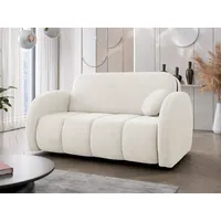 MIRJAN24 Schlafsofa Viva Comfy III, mit Schlaffunktion und zwei Bettkästen, Wellenfeder, 3-Sitzer beige