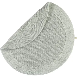 Badteppiche Exquisit perlgrau - 11 100 cm rund Weiss