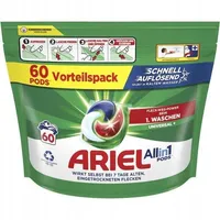 0,67€/Waschladung - Ariel Pods All-in-1 Pods -Universal+ - 60 Waschladungen