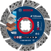 Bosch EXPERT MultiMaterial X-LOCK Diamanttrennscheibe Durchmesser 125 mm
