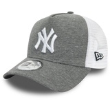 New Era New York Yankees MLB Jersey Essential Dunkelgrau Weiß Verstellbare A-Frame Trucker Cap - One-Size