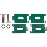 GAH Alberts Alberts Eckverbinder zur Verbindung zweier Doppelstabmatten, 3 Farben, Rastermass 50 mm