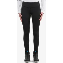 Langlaufhose Tights Damen warm - XC S 100 schwarz S