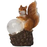 Best Season STAR Trading LED Solar-Figur Squirrel, Eichhörnchen