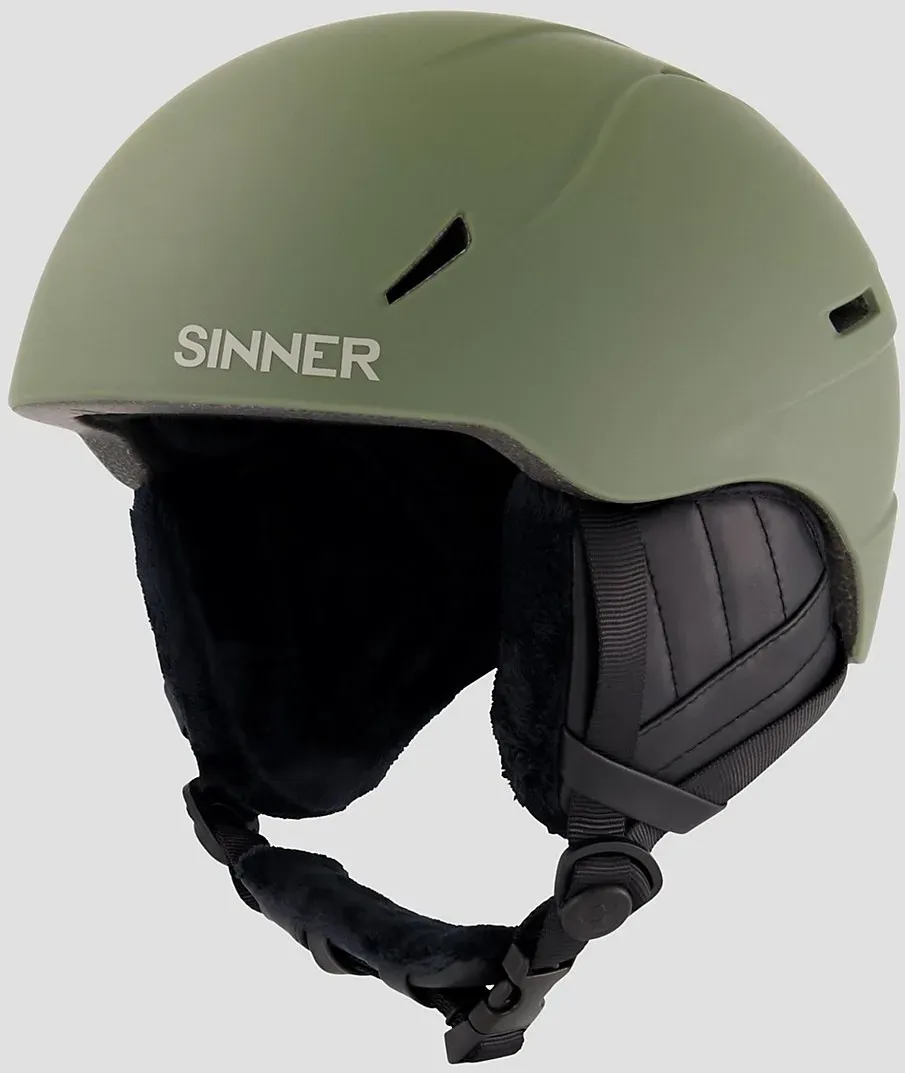 Sinner Crest Helm matte moss green Gr. M