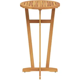 vidaXL Garten-Bartisch Ø60 x 105 cm Massivholz Akazie Braun