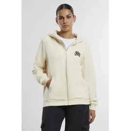 miss tee Sweatjacke MISS TEE "Miss Tee Romantic Dreamers Ladies Fluffy Zip Hoody", Damen, Gr. 5XL, sandweiß, 70% Baumwolle, 30% Polyester, Sweatjacken Sweatjacke
