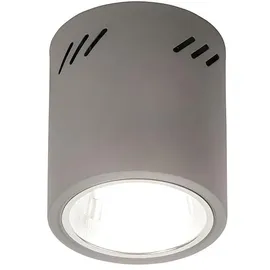 Licht-Erlebnisse Moderne Deckenleuchte MELIPHNE 60W E27 Grau 13,3 cm
