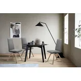 Stressless® Polsterstuhl Laurel, High Back, Größe L, mit schräggestellten Beinen in Walnuss grau