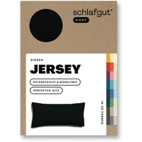 SCHLAFGUT EASY Jersey Kissen ca. 40x80cm in Farbe Off-Black